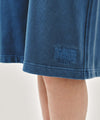Marithé François Girbaud OUTLINE CLASSIC LOGO DYEING BERMUDA SWEAT SHORTS mint