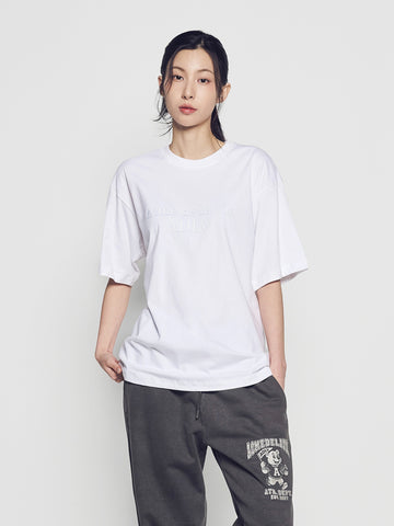 ADLV Two Tone Thick Print Short Sleeve T-Shirt
