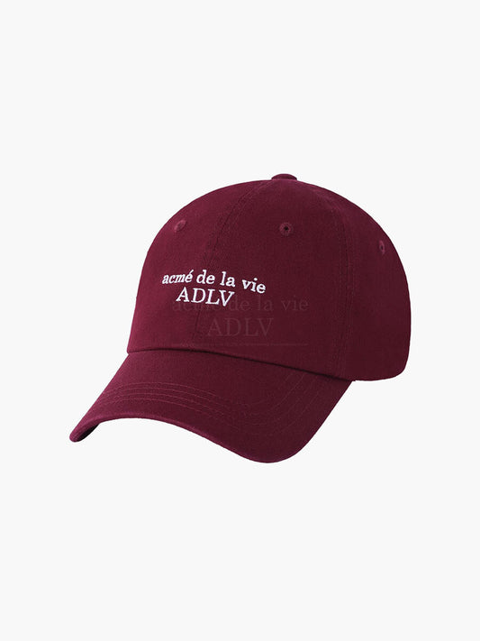 ADLV ADLV Basic Small Logo Ball Cap Red