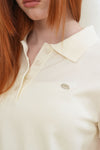General Idea WOMAN Airy Essential Collar Half Knit