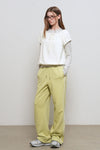 General Idea WOMAN Lace Trim Sweat Pants