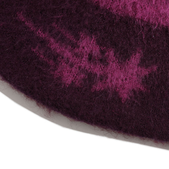 Nice Ghost Club Stripe 3 Star Logo Mohair Beanie [Pink]