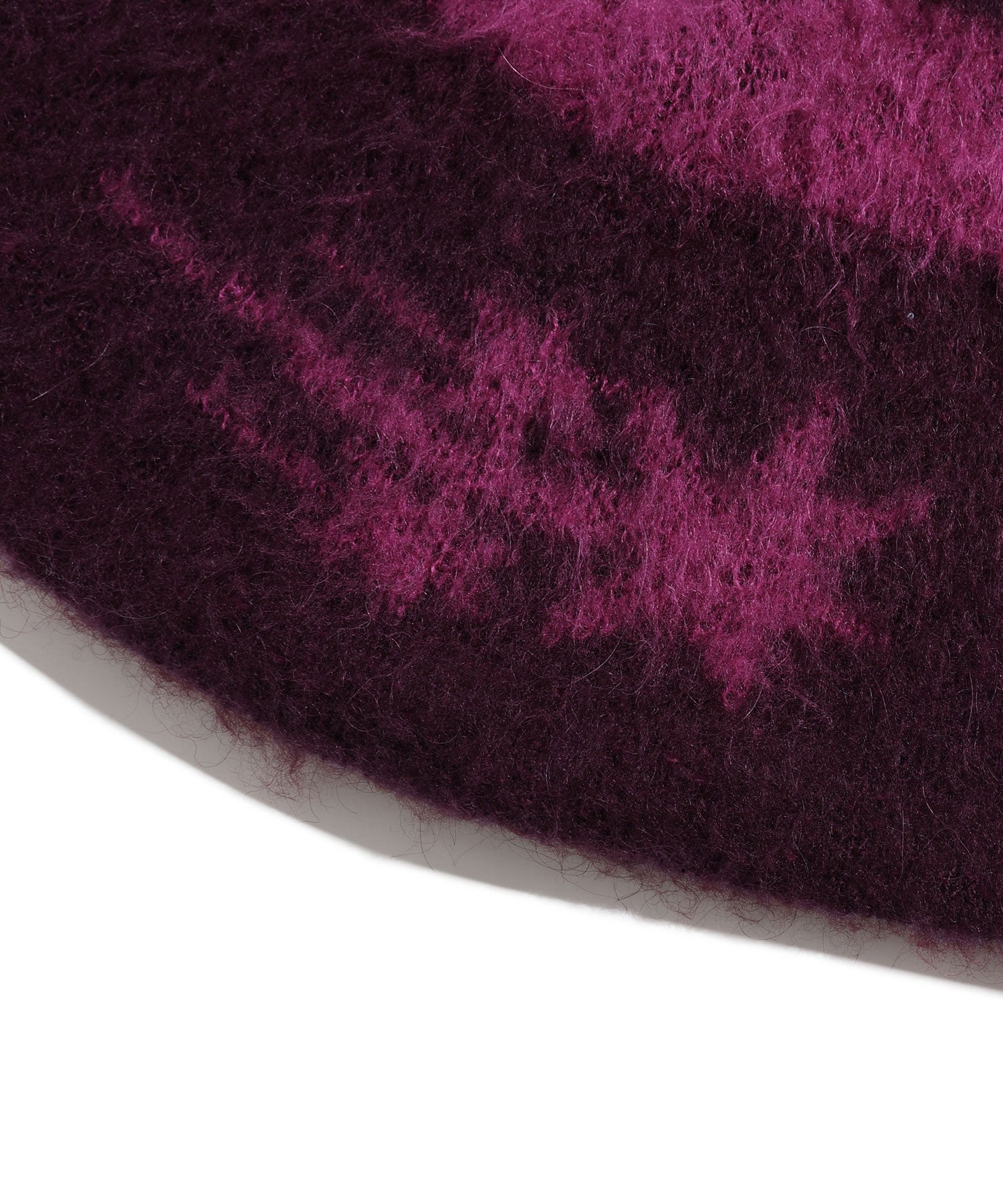 Nice Ghost Club Stripe 3 Star Logo Mohair Beanie [Pink]