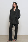 General Idea Woman Oversized Belted Jacket