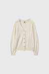 General Idea WOMAN Cotton Blend Saddle Shoulder Cardigan