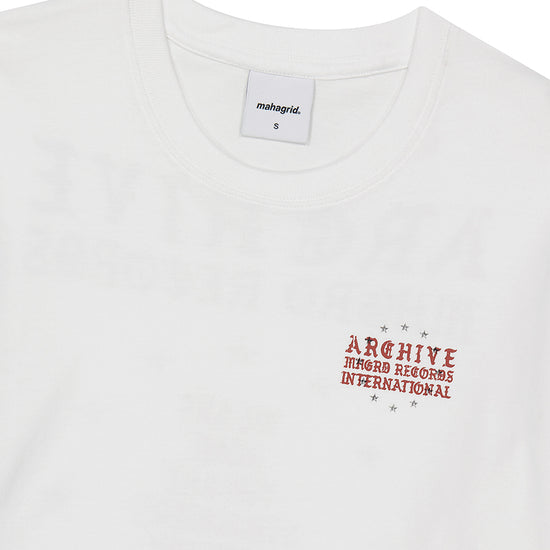 Mahagrid STAR ARCHIVE LONG SLEEVE TEE [WHITE]