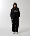Mahagrid mah CUT OFF APPLIQUE SWEATPANT