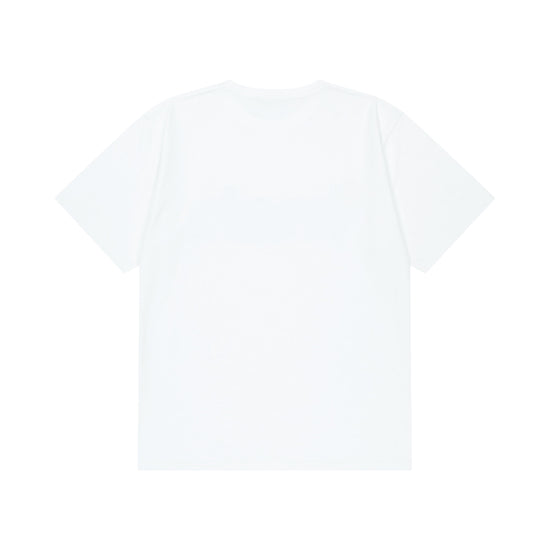 Mahagrid Mahagrid Cut Off Applique Tee in White