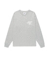 Cavish [Kyurin Wearing] Flower Seller Logo Long Sleeve Tee [Grey]