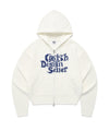 Cavish Women's Seller Logo Knit Zip Up Hoodie