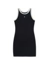 MLB Women's Basic Ringer Ribbed Sleeveless Ops