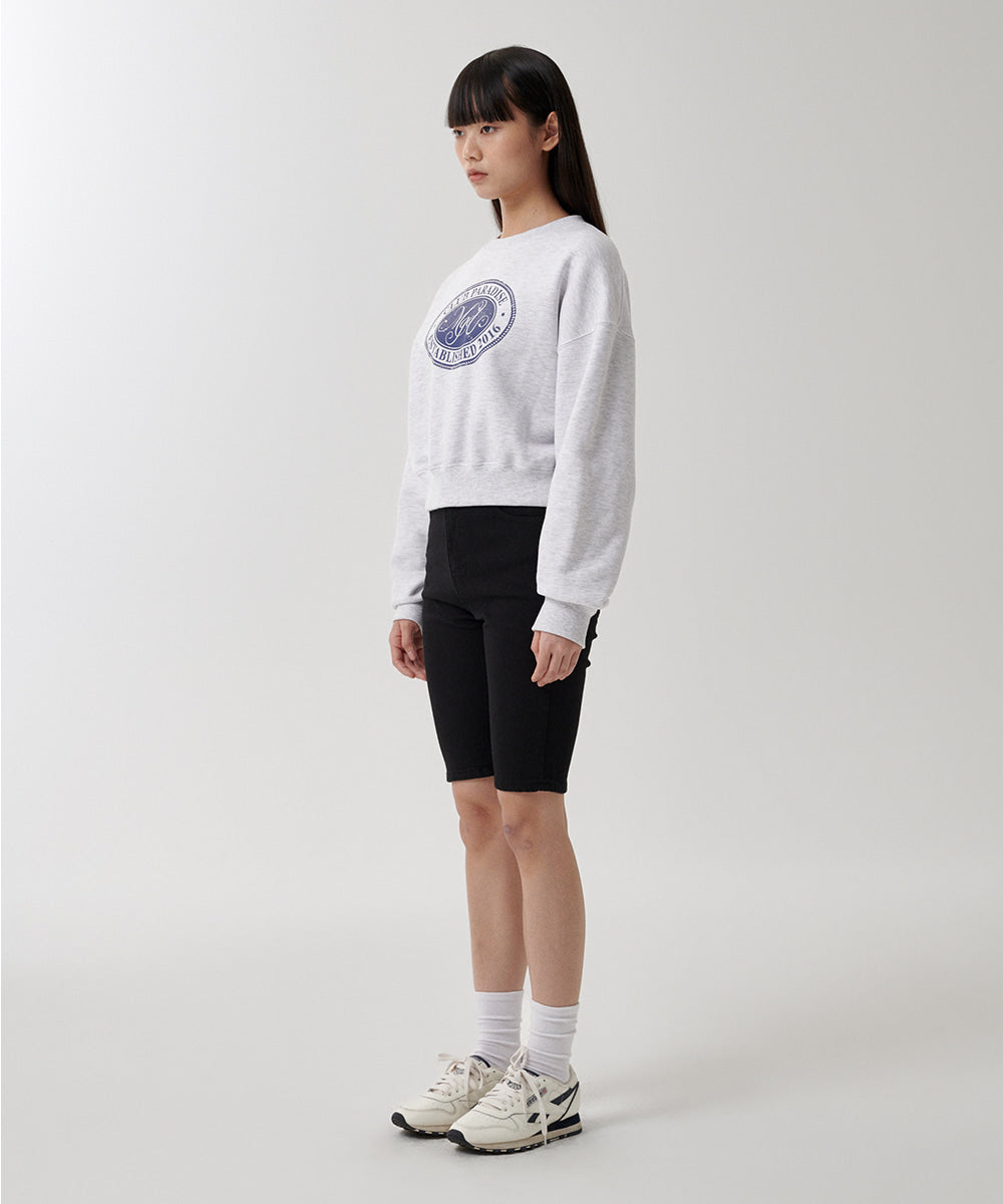 Mahagrid Club Paradise Crop Sweatshirt