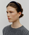 Marithé François Girbaud Regular Logo Velvet Hair Band