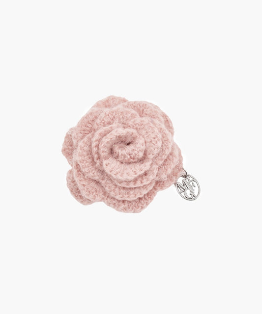 Marithé François Girbaud Circle Logo Flower Brooch