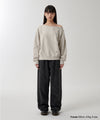 Mahagrid Cut Off One Shoulder Sweatshirt