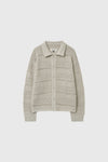 General Idea UNISEX Crochet Collar Knit Cardigan