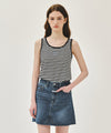Marithé François Girbaud W SMALL CLASSIC LOGO SLEEVELESS