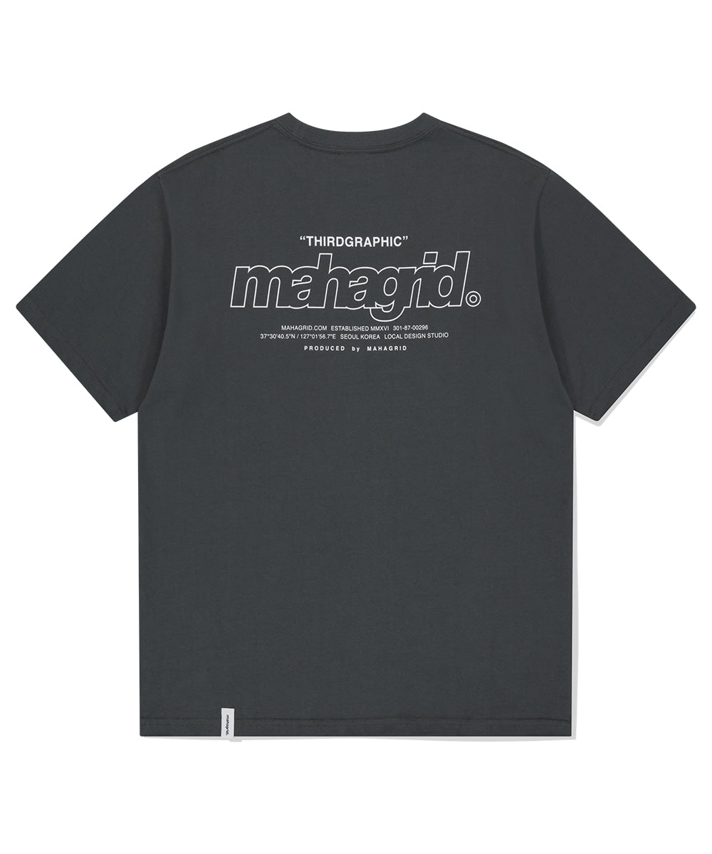 Mahagrid Back Third Logo Tee