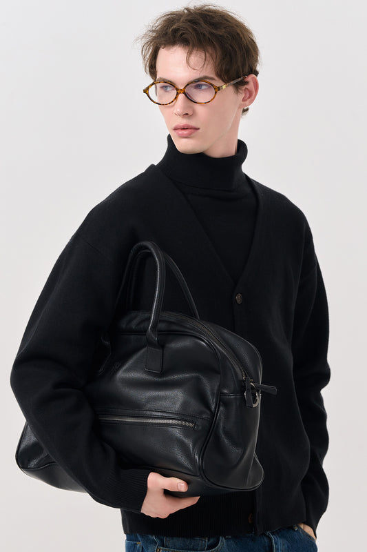 General Idea UNISEX Boston Bag [BLACK]