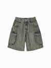 ADLV Utility Dying Denim Short Pants