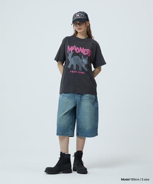 Mahagrid Bermuda Domingo Denim Shorts [Blue]