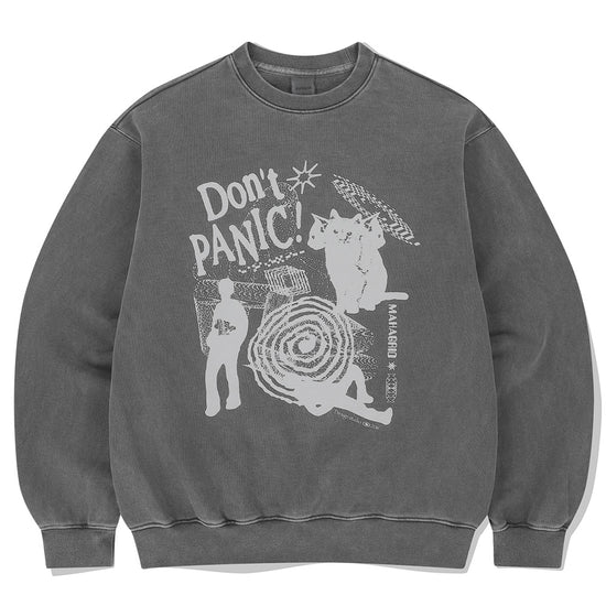 Mahagrid Don't Panic Pigment Sweatshirt
