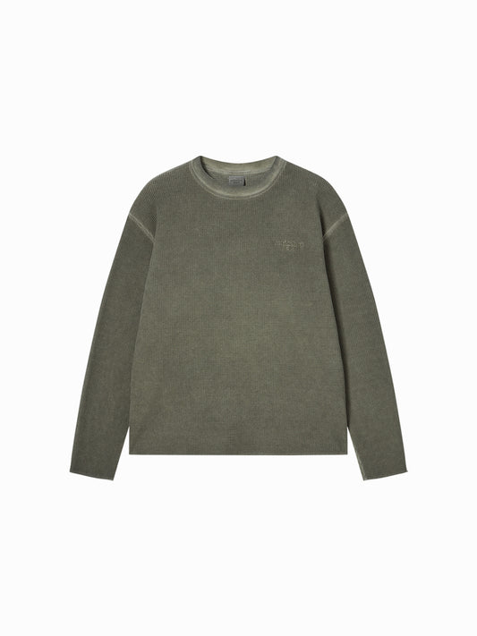 ADLV Waffle Dyed Long Sleeve T-Shirt