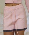 Bitter Cells C.G Knit Shorts - Pink