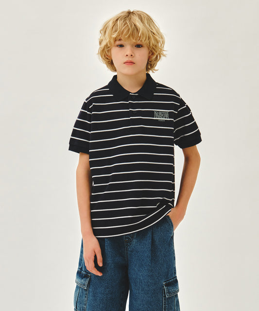 Marithé François Girbaud Kids Small Classic Logo Polo Tee
