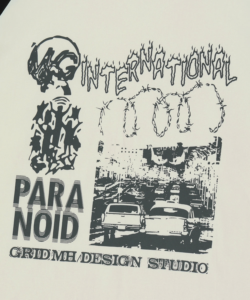 Mahagrid International Raglan Long Sleeve Tee