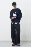 General Idea UNISEX Swan Jacquard Knit Pullover