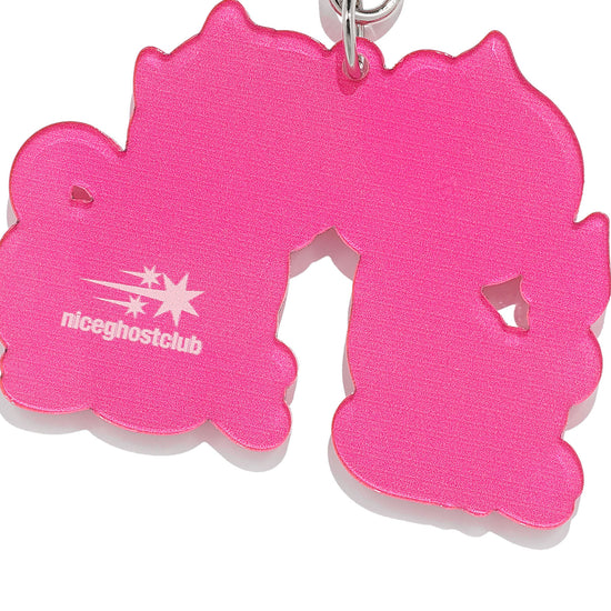 Nice Ghost Club Devil Dot Acrylic Keychain [Pink]