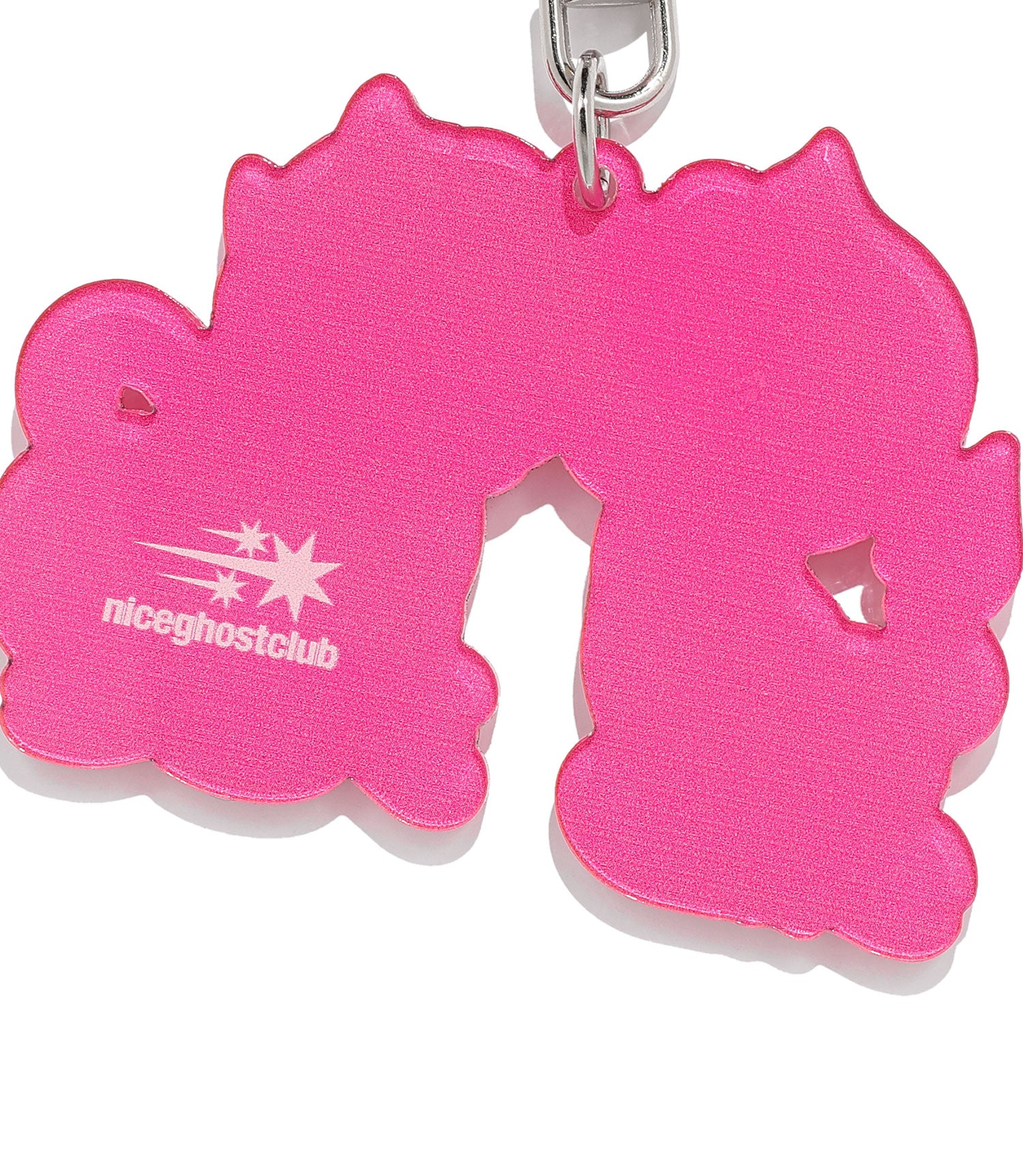 Nice Ghost Club Devil Dot Acrylic Keychain [Pink]