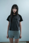 Nice Ghost Club 3 Star Dot Raglan Crop Tee