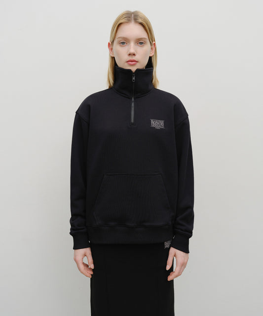 Marithé François Girbaud Classic Logo Half Zip Sweatshirt