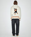 Mahagrid Hockey Knit Zip-Up Hoodie