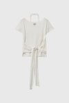 General Idea WOMAN Sheer Halterneck Layered Knit Set