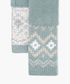 Marithé François Girbaud Kids Nordic Balaclava Muffler in Mint