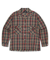 Mahagrid Cut Off Flannel Check Shirt