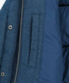 Marithé François Girbaud W DENIM CROP DOWN JACKET blue