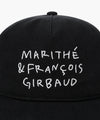 Marithé François Girbaud Doodle Typo 5 Panel Covered Cap