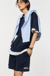 General Idea UNISEX Brooklyn Mini Zuri Half Pants [NAVY]