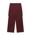 Nice Ghost Club Layered Skirt Chino Pants
