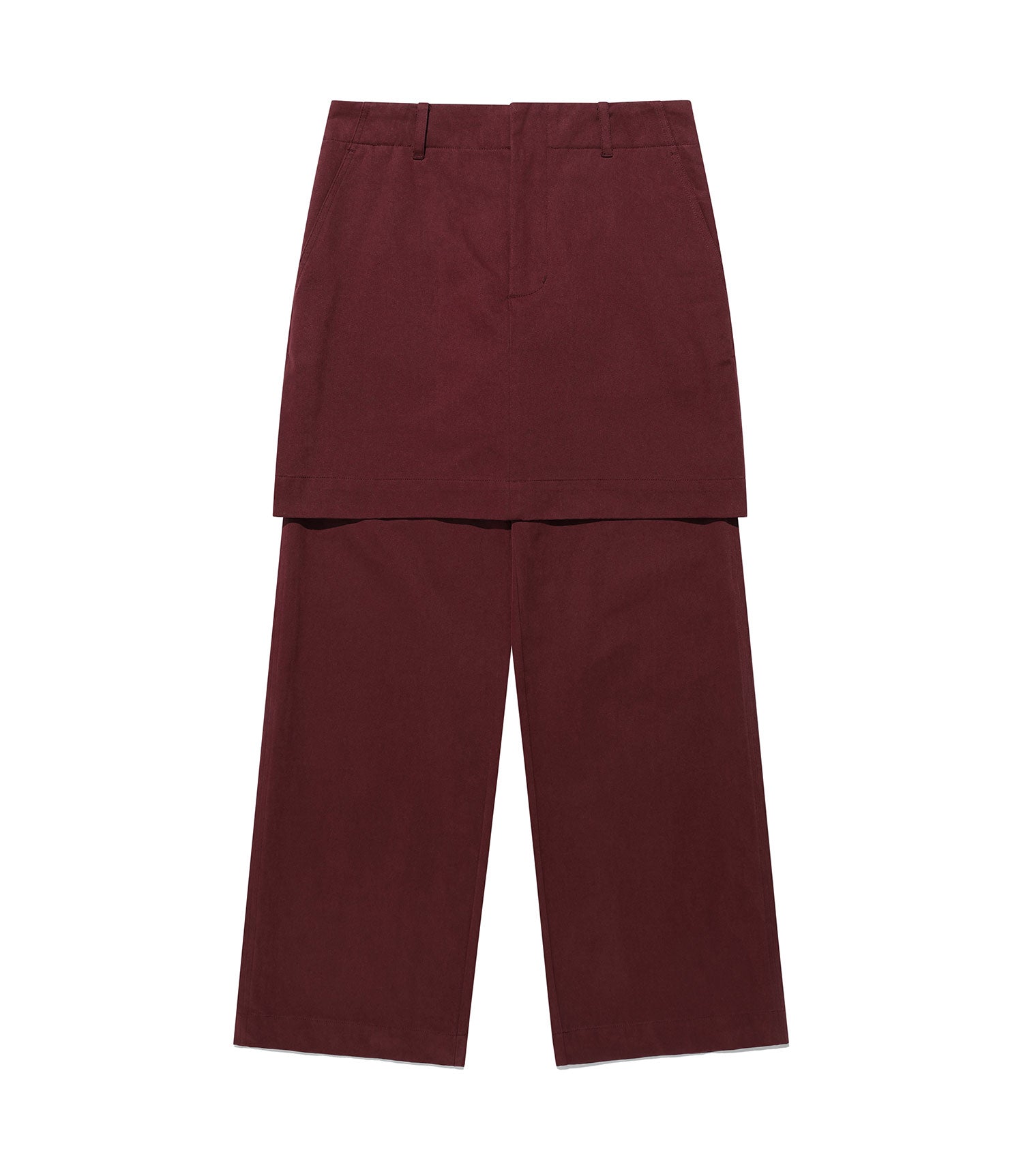 Nice Ghost Club Layered Skirt Chino Pants
