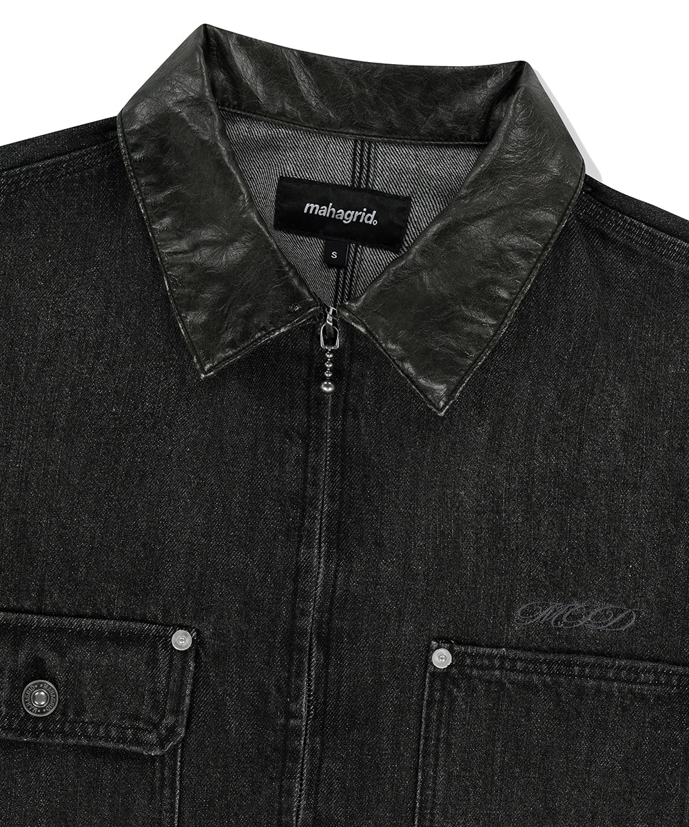 Mahagrid Dungaree Denim Jacket