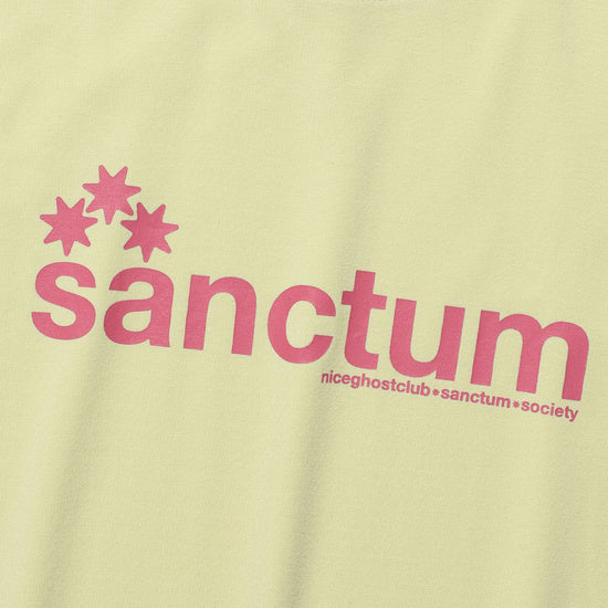 Nice Ghost Club [6/5 pre-order] Sanctum Logo Tee [Yellow Green]