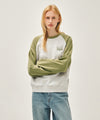 Marithé François Girbaud SMALL CLASSIC LOGO COLOR BLOCK SWEATSHIRT charcoal