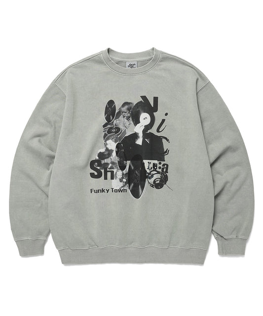 Cavish Collage Pigment Sweatshirt
