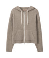 Bitter Cells Essential Ribbed Knit Hood Zip Up