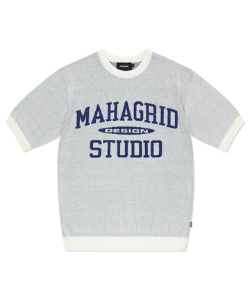 Mahagrid College Logo Half Knit